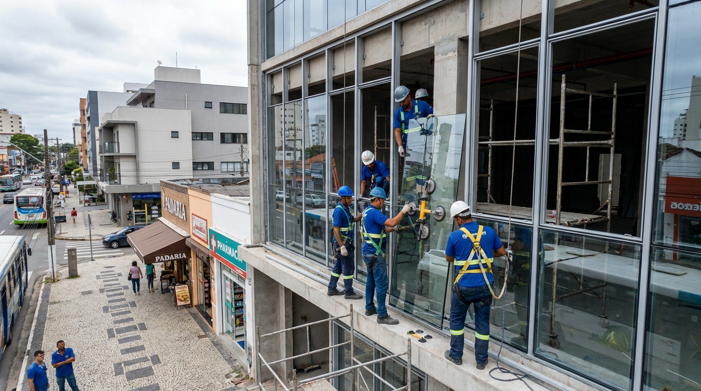 Fachada de Vidro no Centro, Jaboatão dos Guararapes‑PE